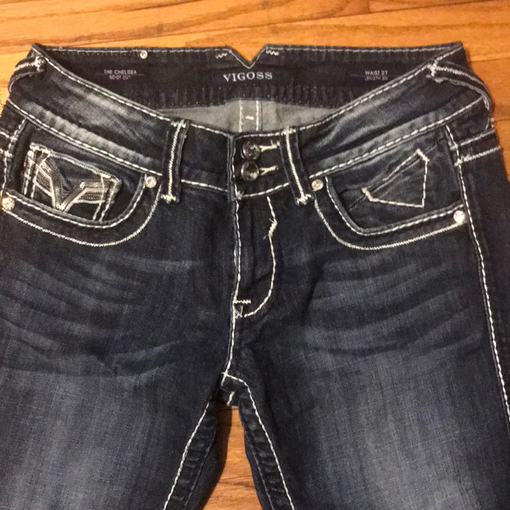 Vigoss Chelsea Boot Cut Jeans Size 27
